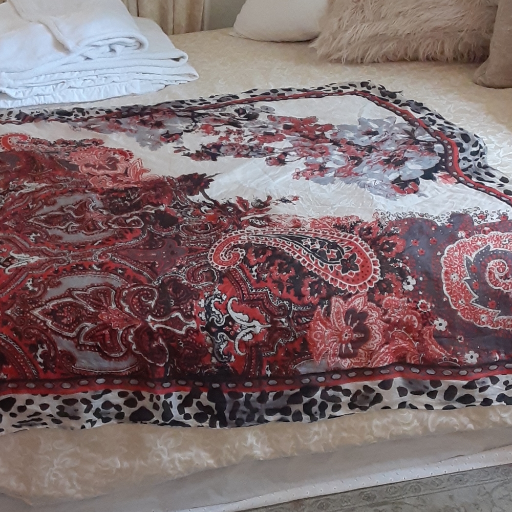 Beautiful beach wrap 100 % silk